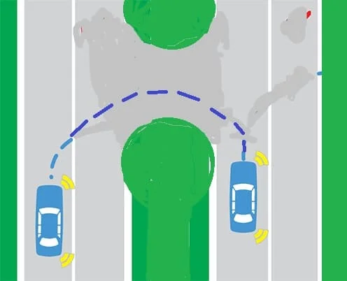 تجربة محددات و خصائص المركبات في هندسة المرور