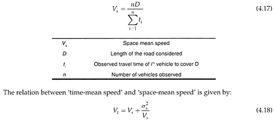 تجربة دراسات السرعة الفورية للطرق مع المناقشة (Spot Speed Studies) 3 علاقة متوسط السرعة