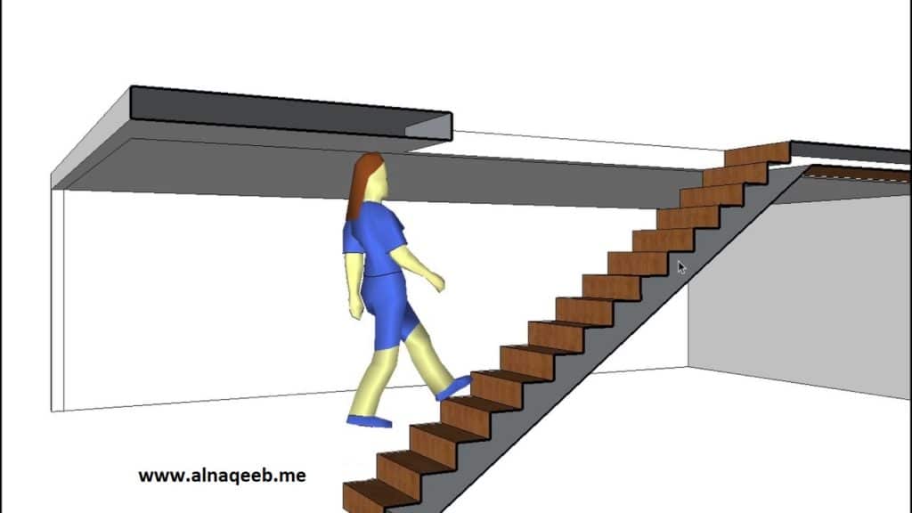 المتطلبات التصميمية لبناء درج جيد وآمن - Requirements Of Stairs | أنمار